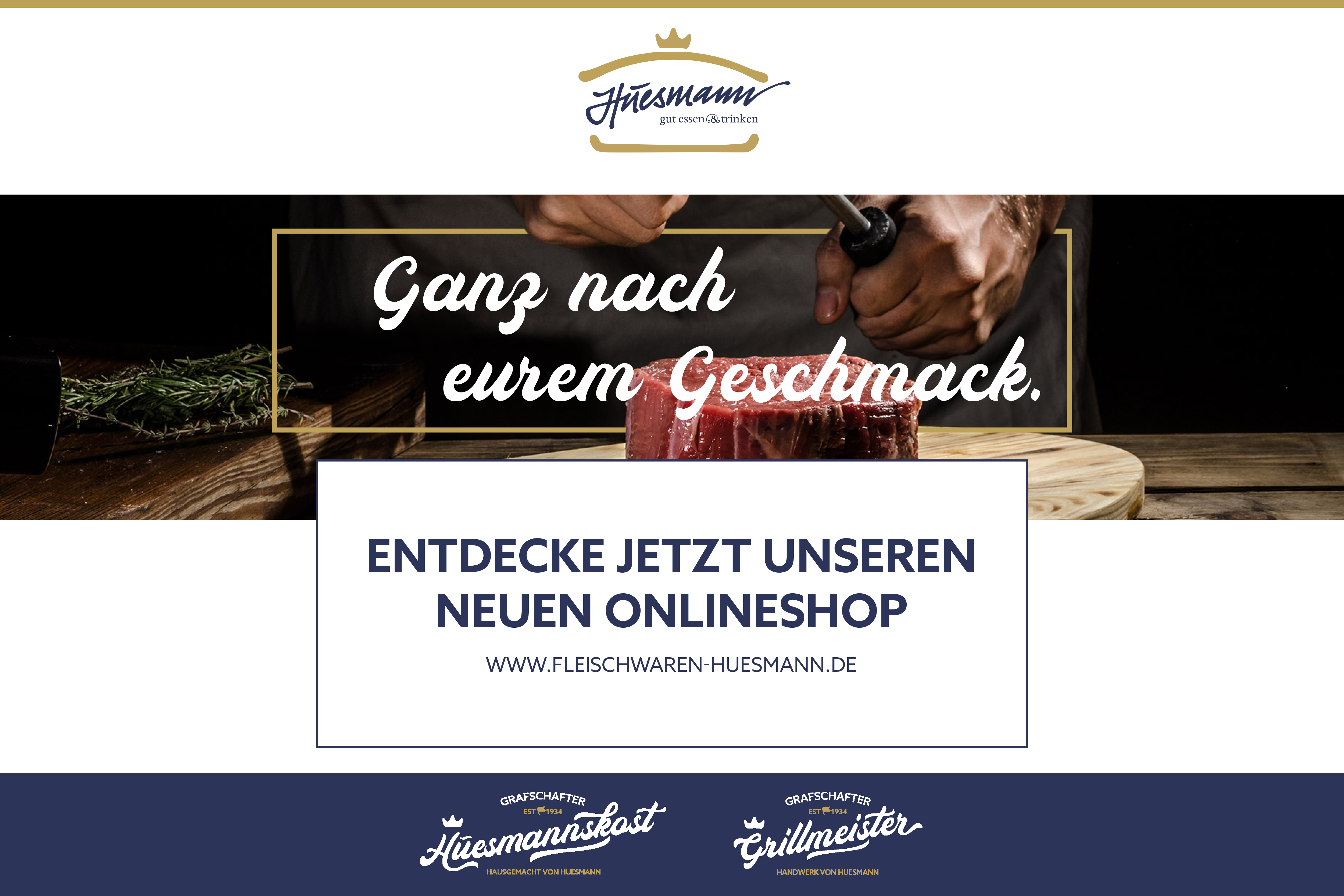 2021-01-Fleischwaren Huesmann-OnlineShop-Ankündigung Social Media-v3-Facebook